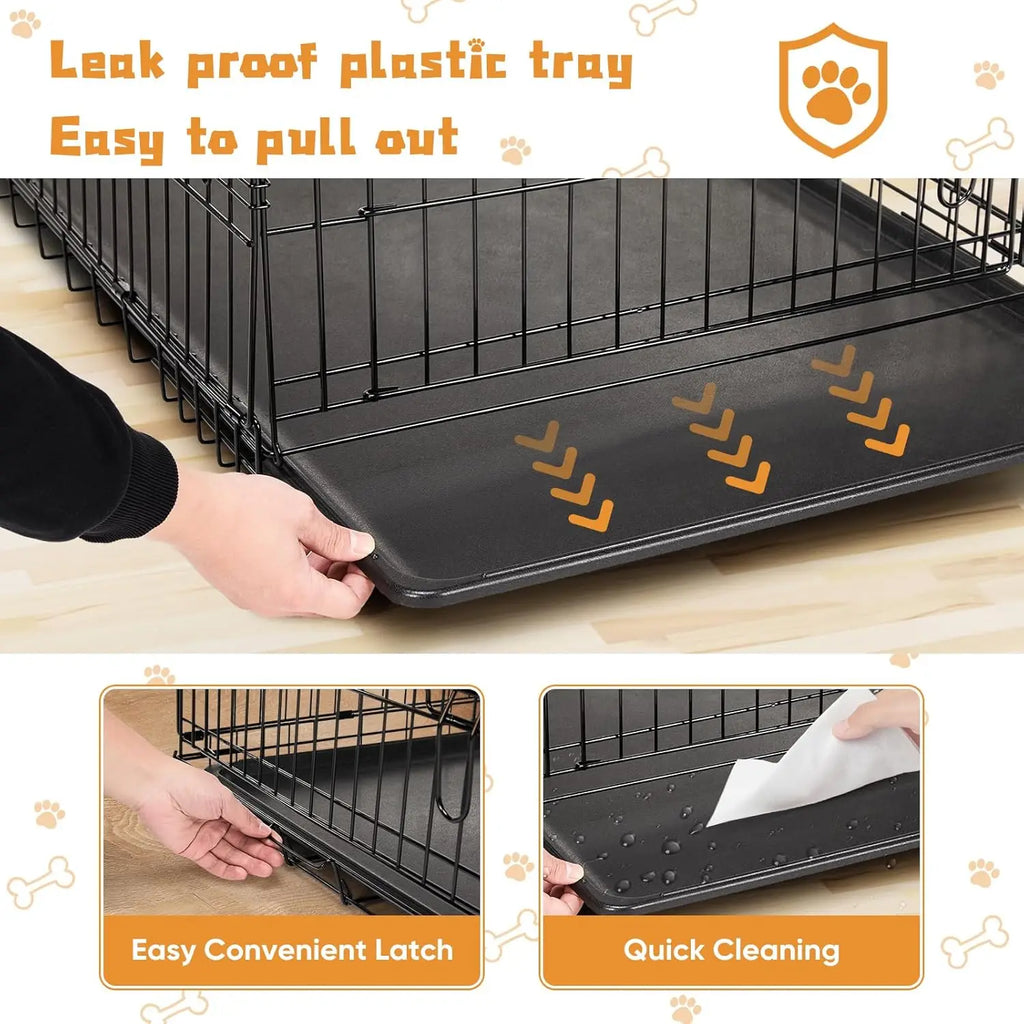 Extra Large Double Door Dog Cage