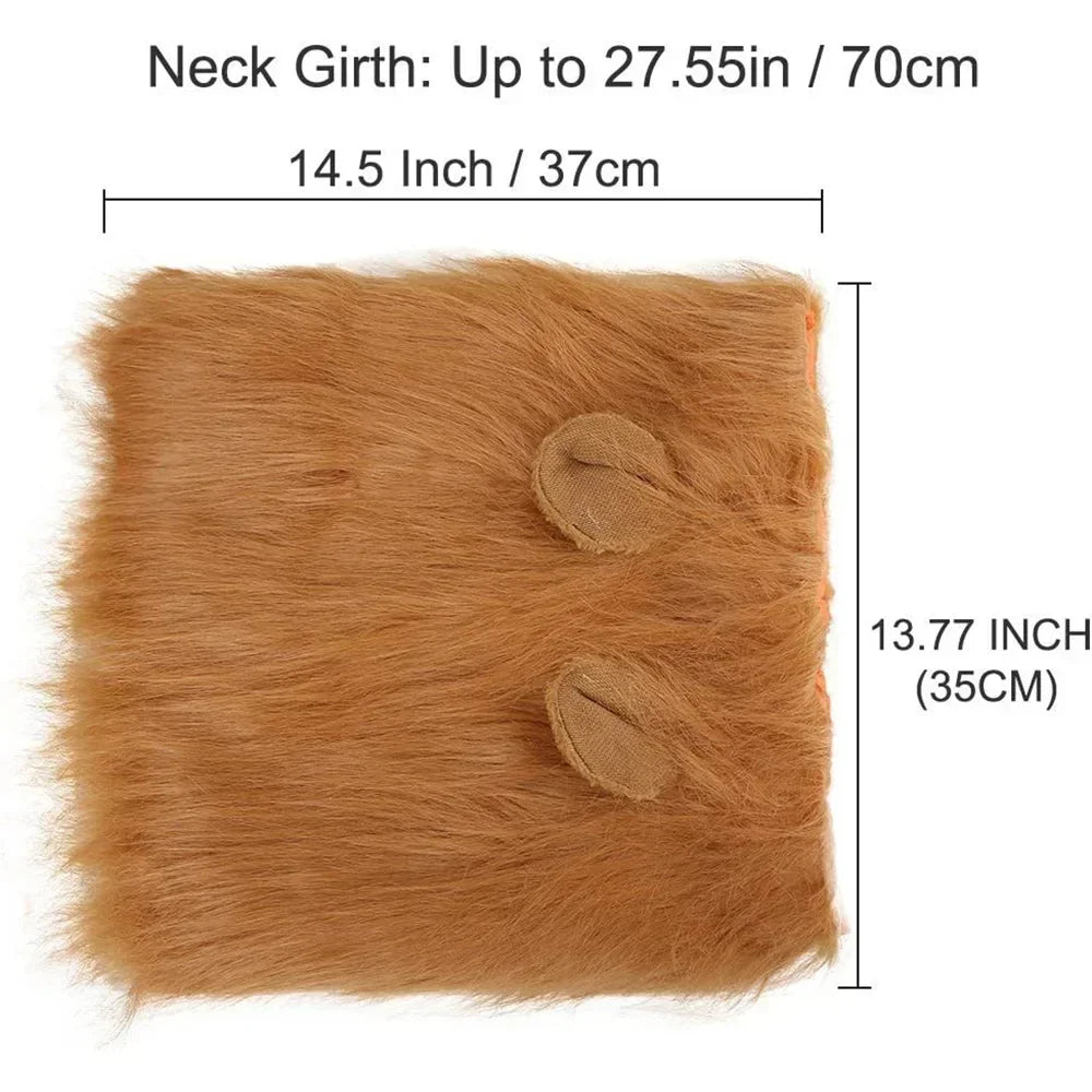 Cute Pet Dog Cosplay Clothes Lion Mane For Dog Costumes