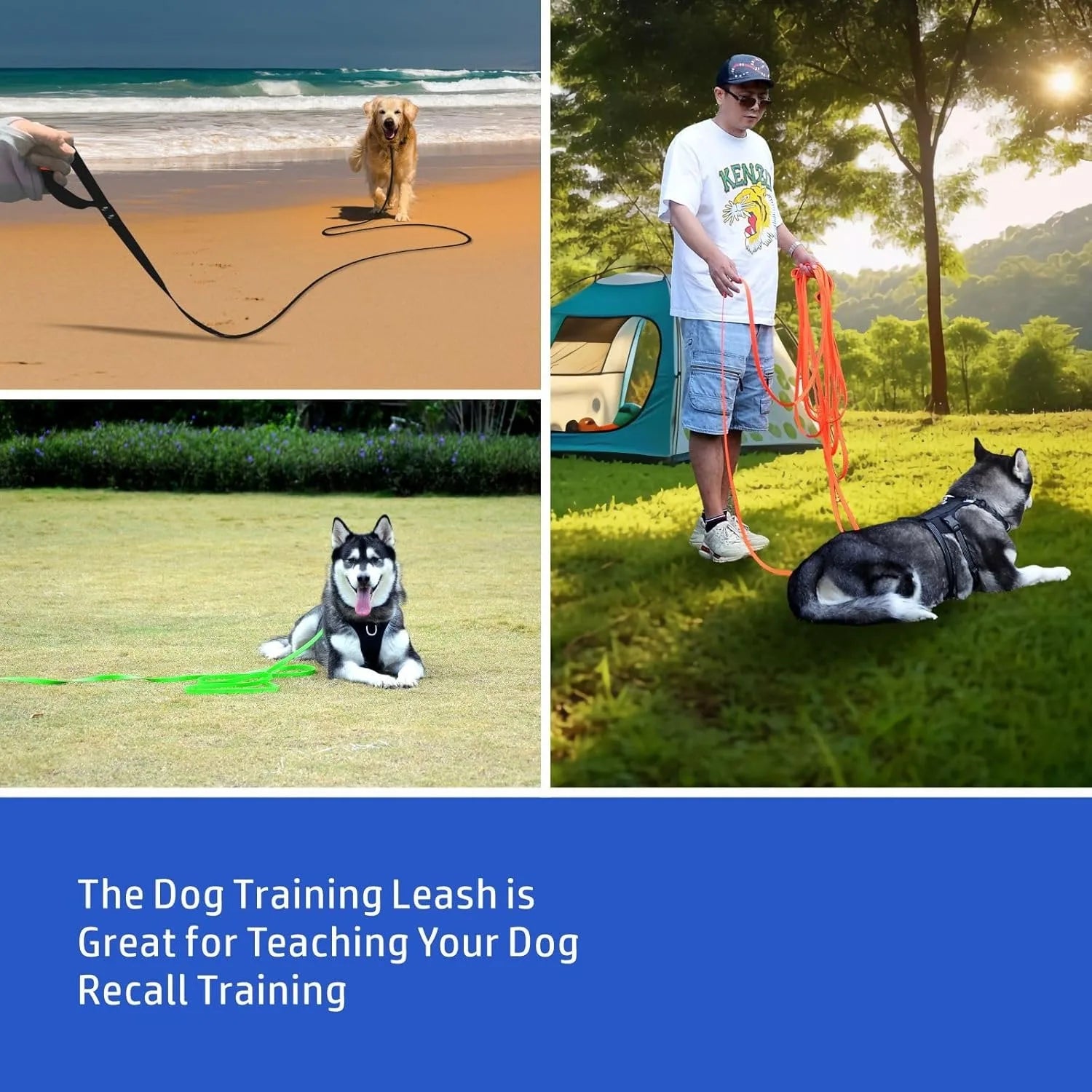 Waterproof Dog Leash Long Pvc Pet Leashes Easy To Clean