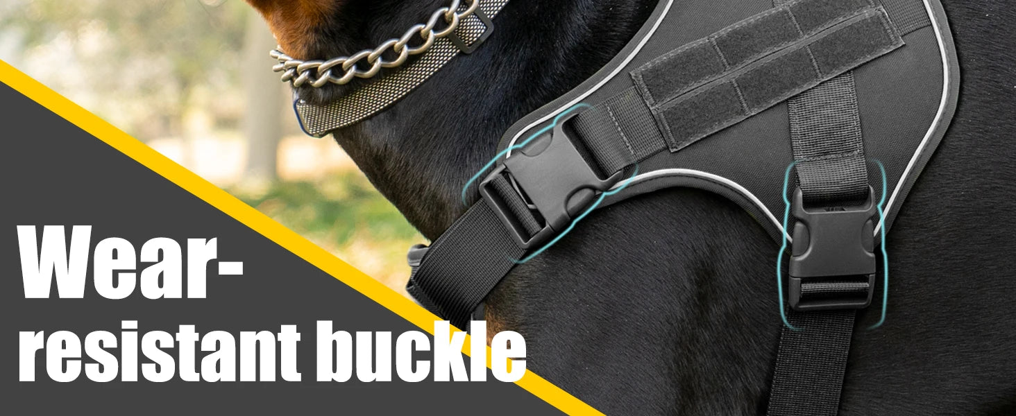 Tactical Dog Harness Doberman Pinscher Pet Training Vest