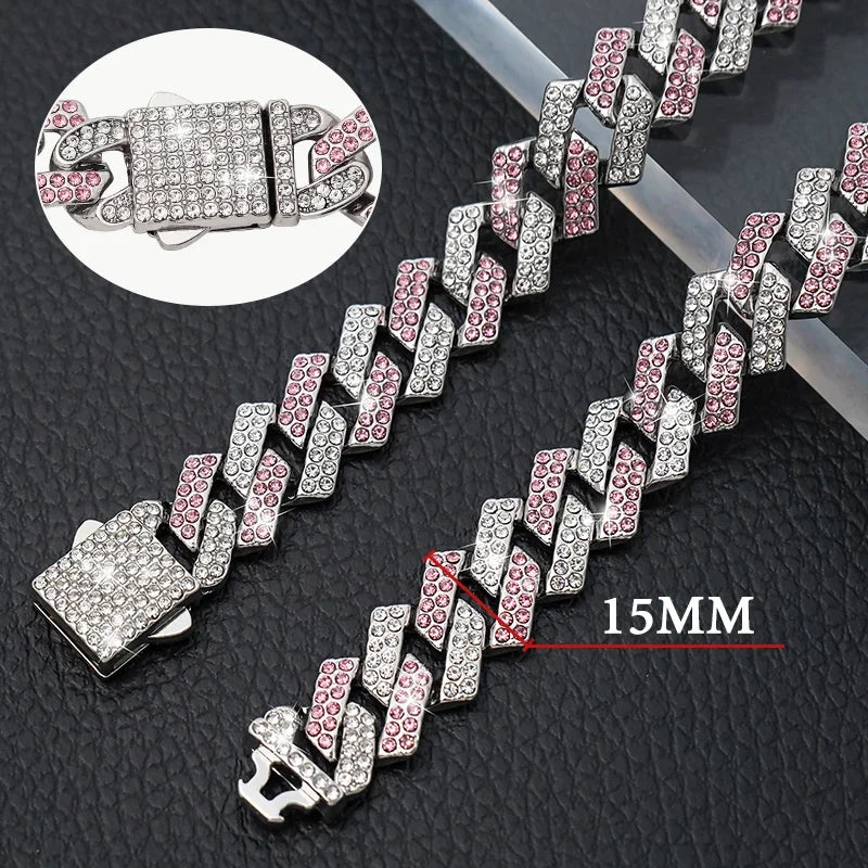 Chain Diamond Cuban Collar Metal Chain