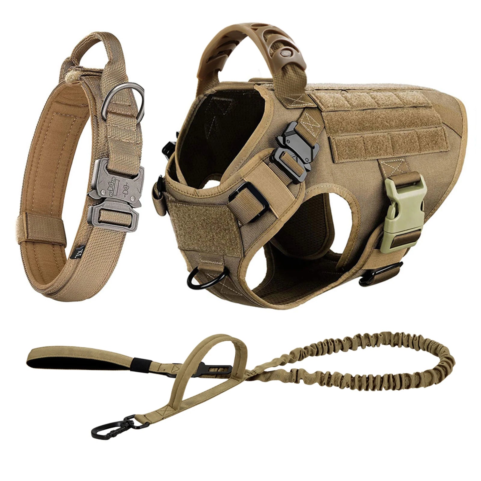 Large Dog Harness And Leash Set Pet German Shepherd Malinois