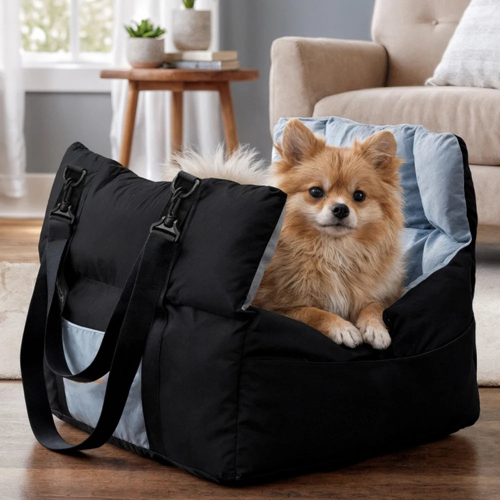 Portable Dog Car Seat Pet Puppy Booster Travel Bed