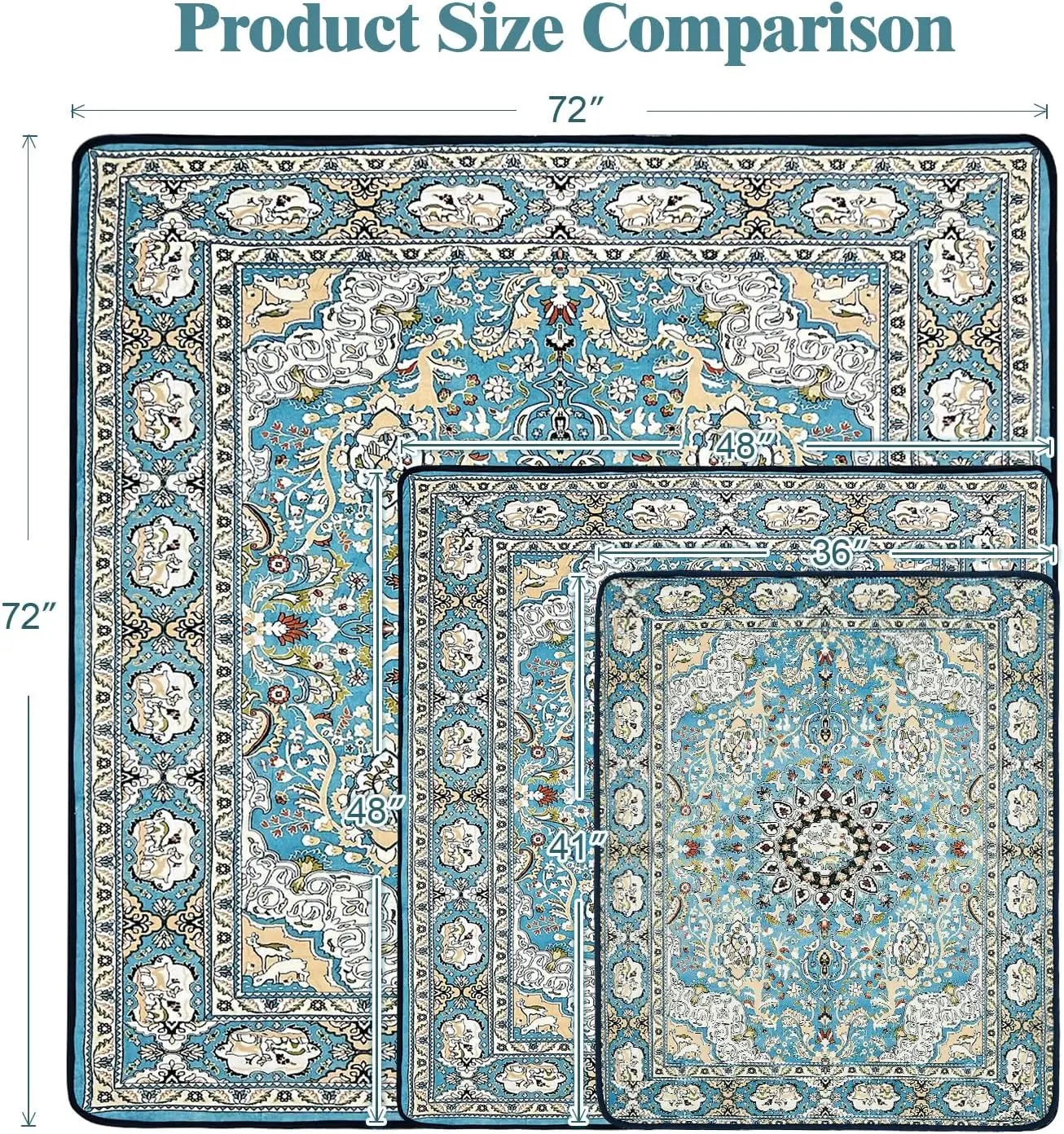 Washable Reusable Dog Pee Pads, 72x72 Inch Super Absorbent