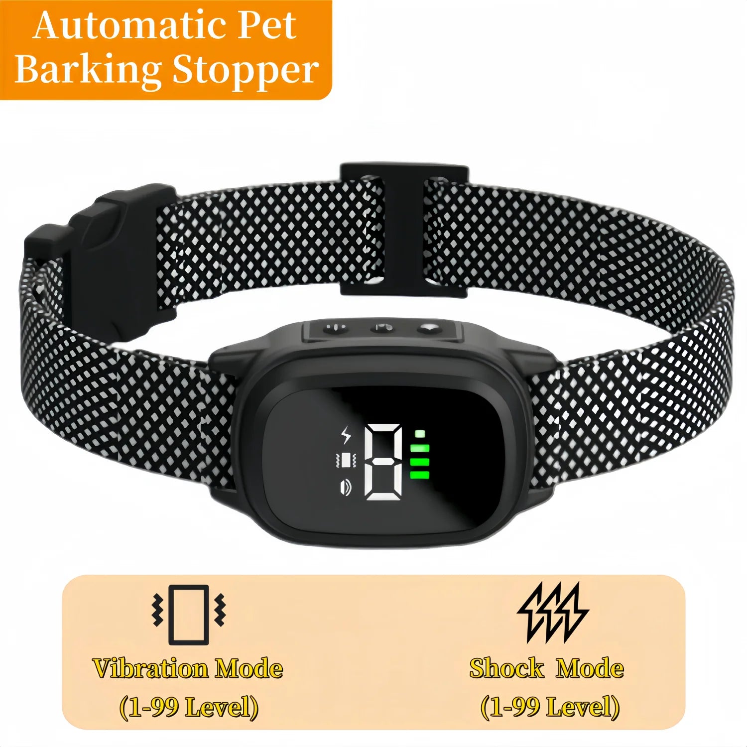 Waterproof Dog Bark Collar,Rechargeable Anti-Bark Collar For Dog.