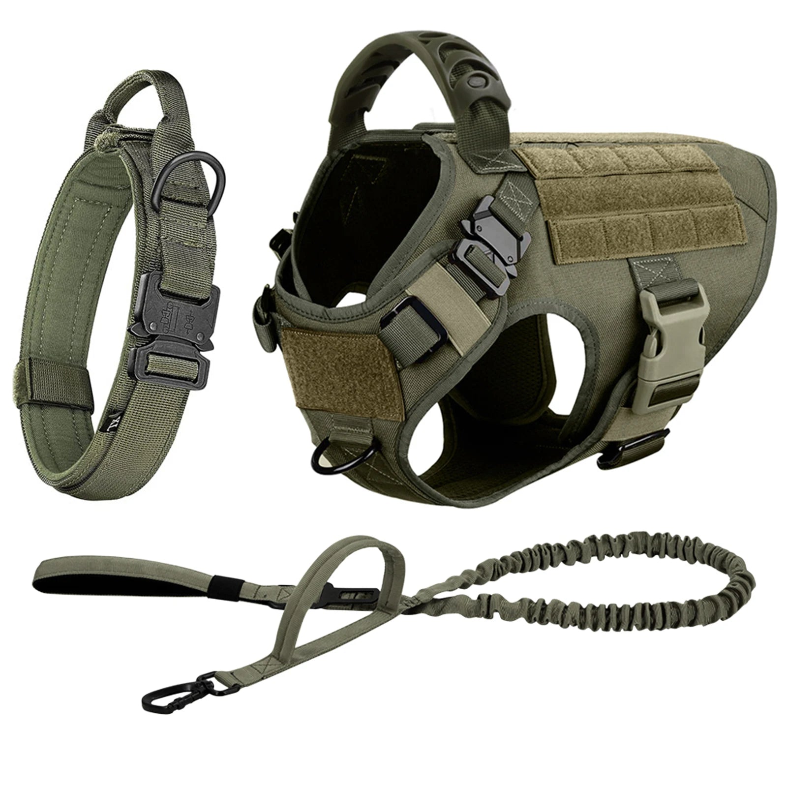 Large Dog Harness And Leash Set Pet German Shepherd Malinois