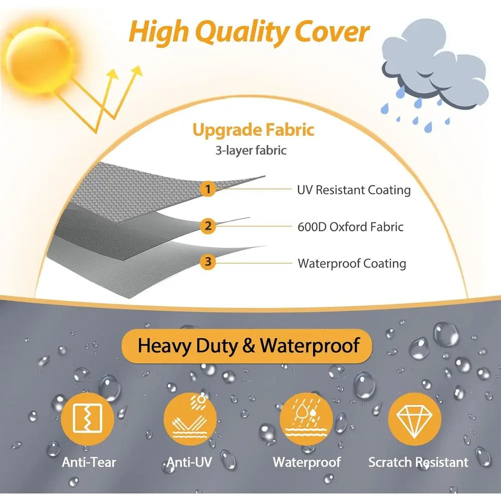 39” Dog House for Outdoor Indoor, Large Dog House Weatherproof 600D PVC Canopy,