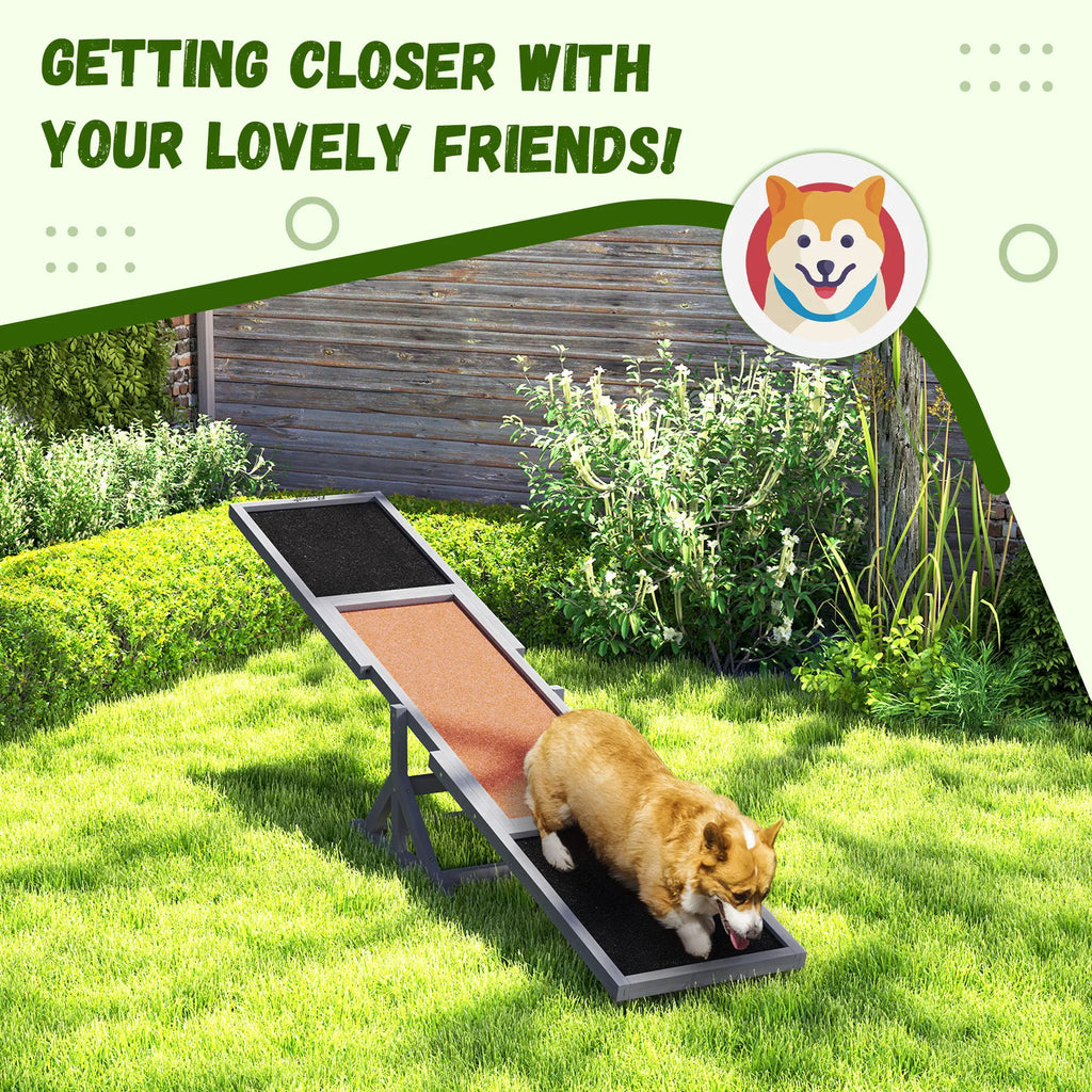 Dog Agility Seesaw Teeter Board for Training Pets Up To 88 Lbs.