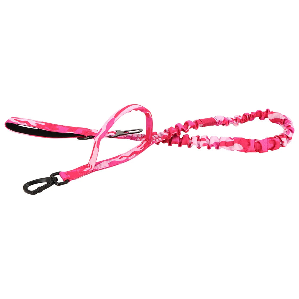 Military Pink Camouflage Dog Harness For Large Medium Dogs