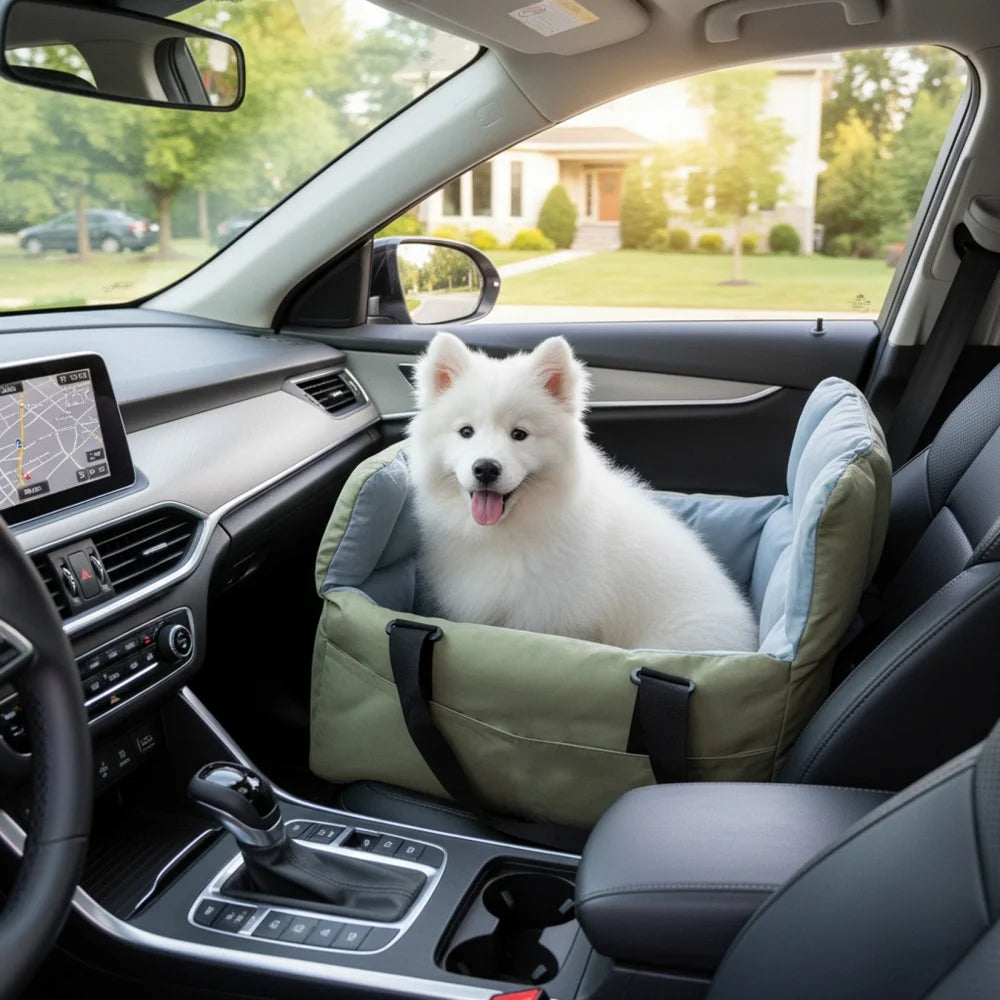 Portable Dog Car Seat Pet Puppy Booster Travel Bed