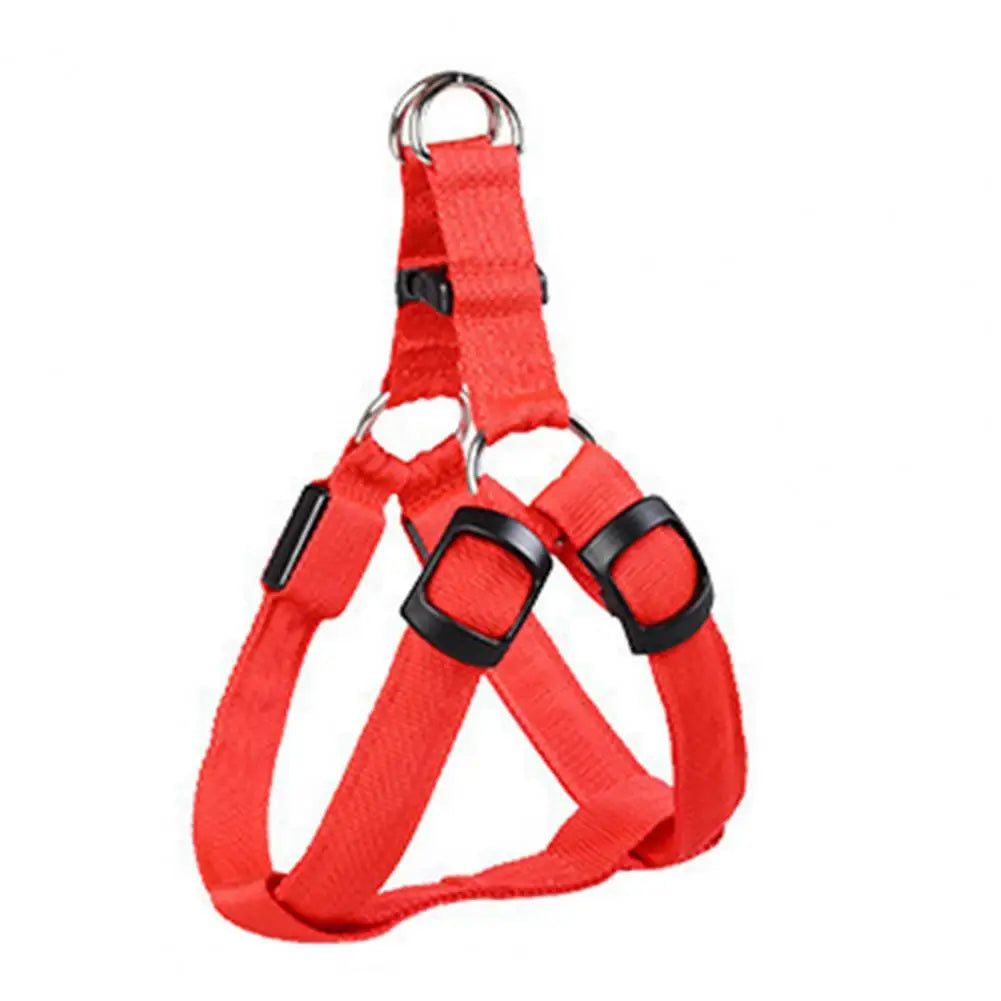Adjustable LED Pet Harness USB Rechargeable Light Up Dog Harness
