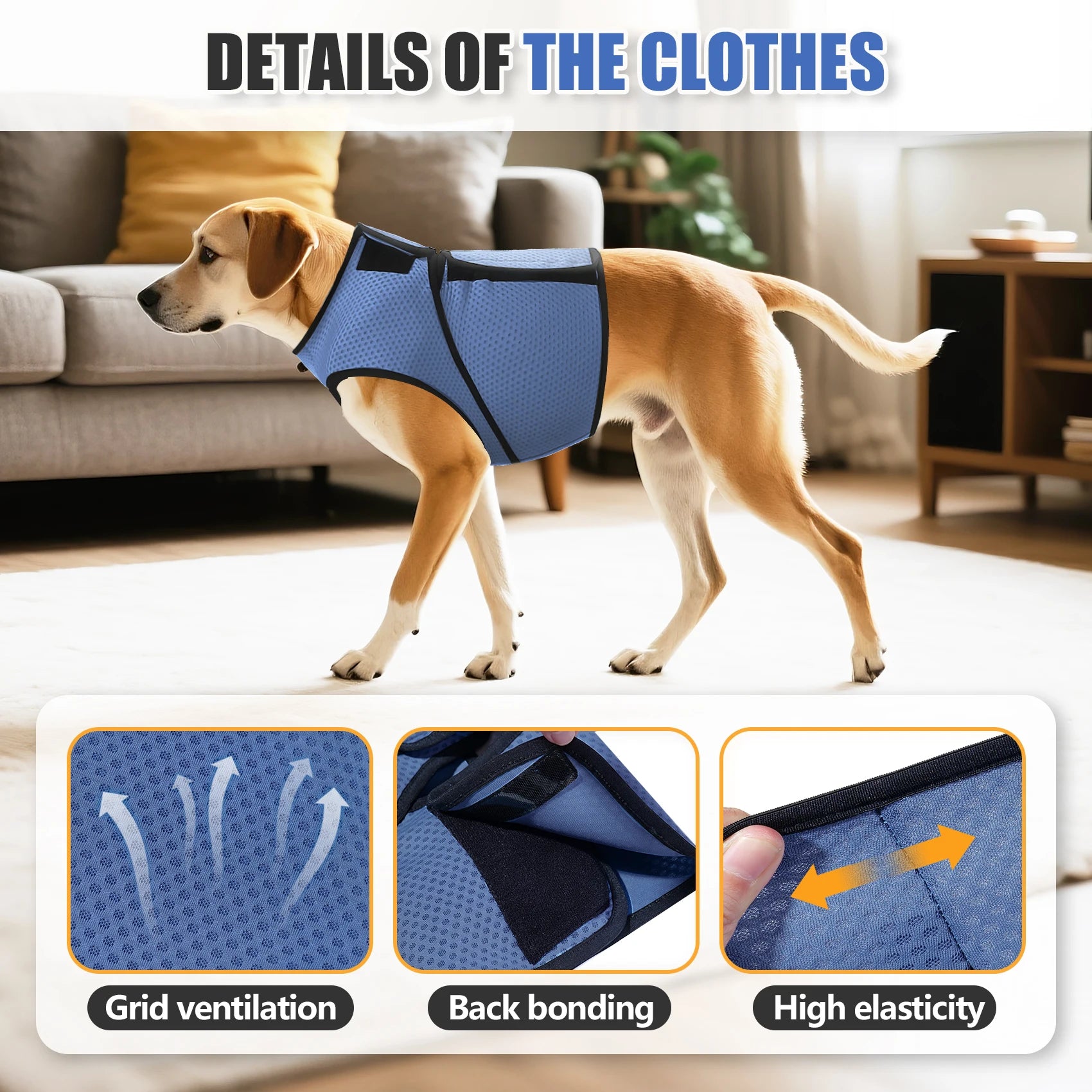 Dog Anxiety Jacket, Dog Coat f Calming Shirt - Keep Pet Calm