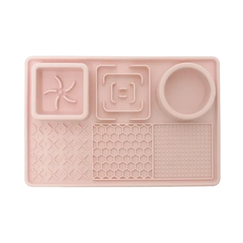 Dog Licking Pad Slow Feeding Bowl  Suction Cup Lick Mat