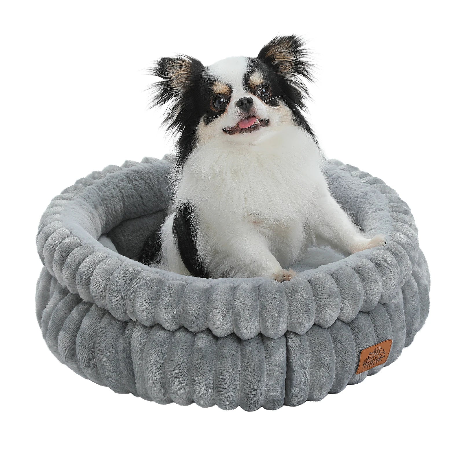 Dog Bed for Medium Dogs Cozy  Bed for Indoor  Washable Round Pet Bed