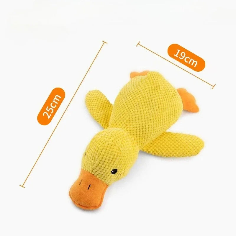 Plush Companion Sleeping Duck Dog Toys for Small Large Dogs