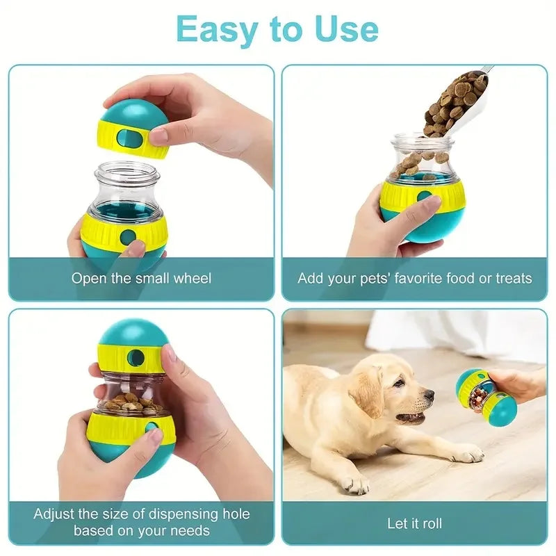 Interactive dog snack dispenser toy, suitable for all types of slow feeders