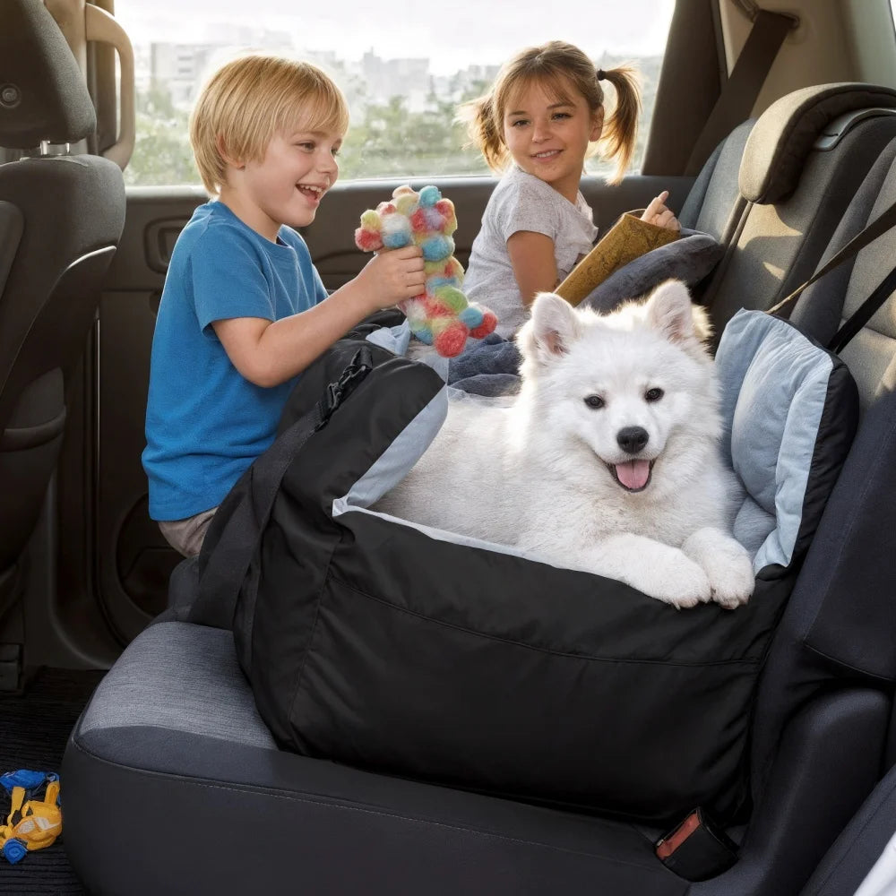 Portable Dog Car Seat Pet Puppy Booster Travel Bed