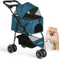 Pet Stroller For Small Puppy Dogs & Cats Travel Portable Dog Stroller