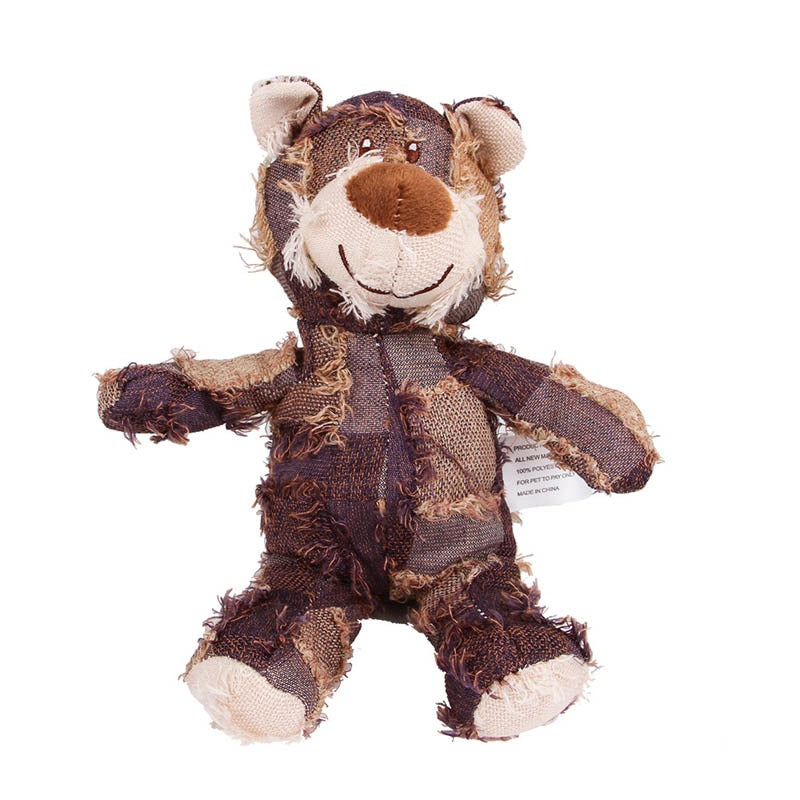 Pet Teddy Bear Soundmaking Toy Plush Interactive Dog Toys