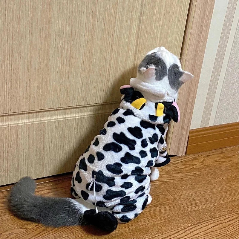 Pet Dog Clothes Soft Warm Fleece Dogs Jumpsuits