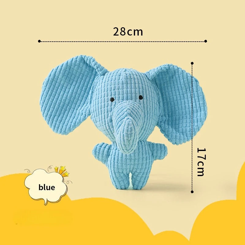 Plush Companion Sleeping Duck Dog Toys for Small Large Dogs
