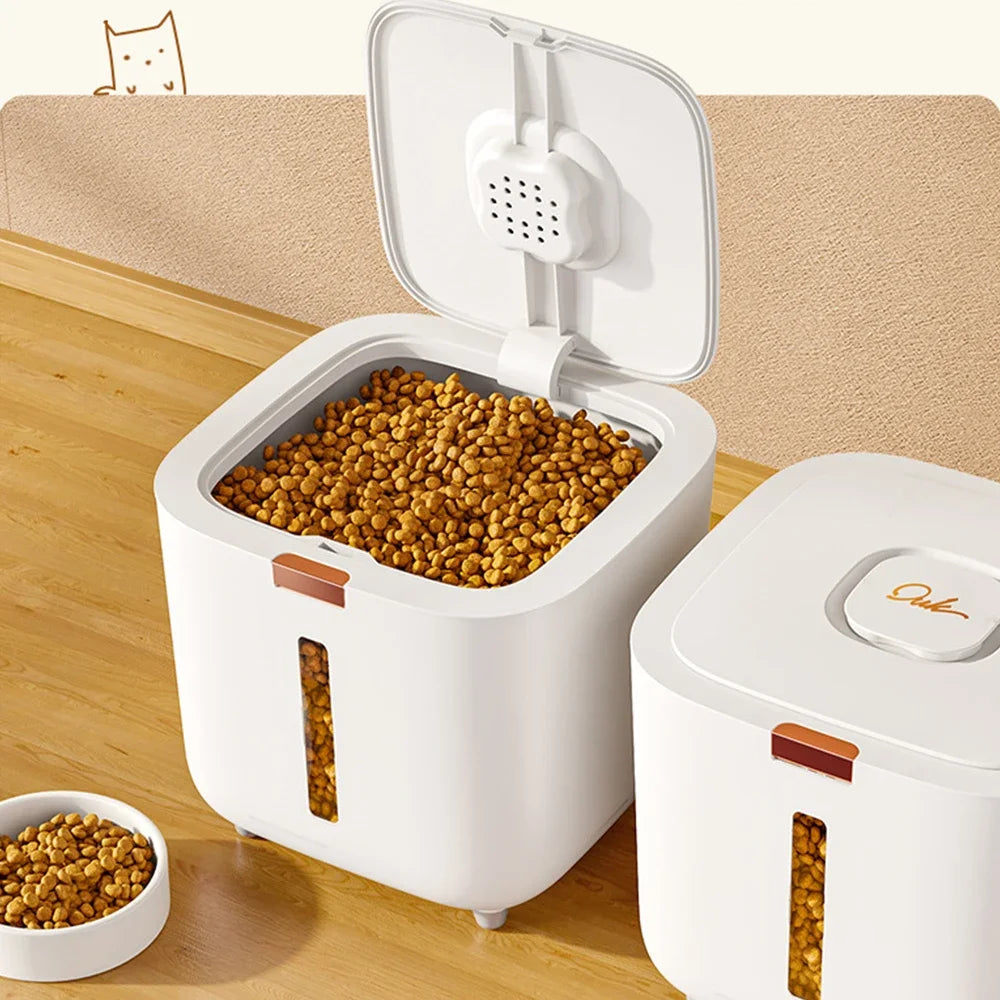 Pet Food Storage Barrel Large Storage Barrel Food Sealed Moisture-proof.