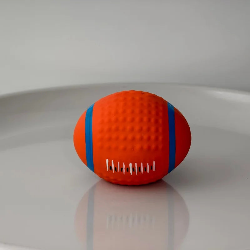 Sound Toy Ball Latex Christmas Gift Interactive Squeaky Ball