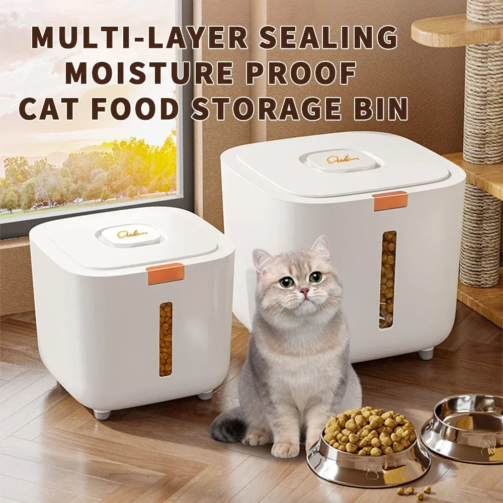 Pet Food Storage Barrel Large Storage Barrel Food Sealed Moisture-proof.