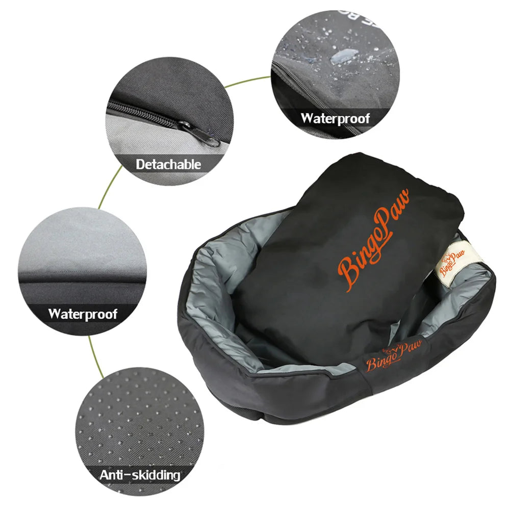Waterproof XXL XL L Orthopedic Sofa Dog Bed  Washable Small Medium Large Dog