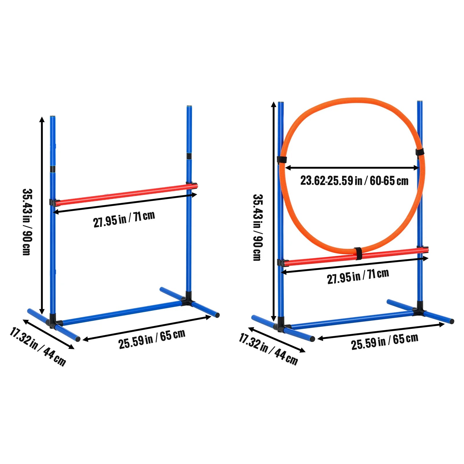 Dog Agility Training Equipment 4 PCS/5 PCS/7 PCS Set