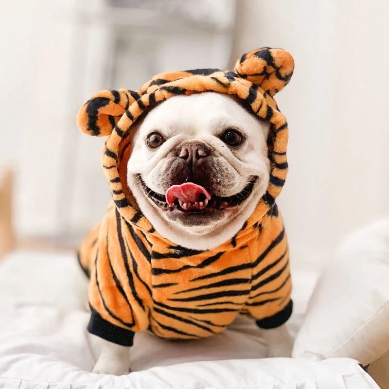 Pet Dog Clothes Soft Warm Fleece Dogs Jumpsuits