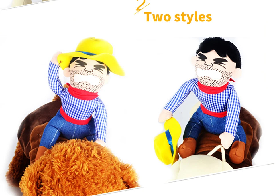 Halloween Party Dog Clothes Funny Cowboy