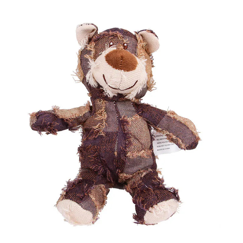 Pet Teddy Bear Soundmaking Toy Plush Interactive Dog Toys