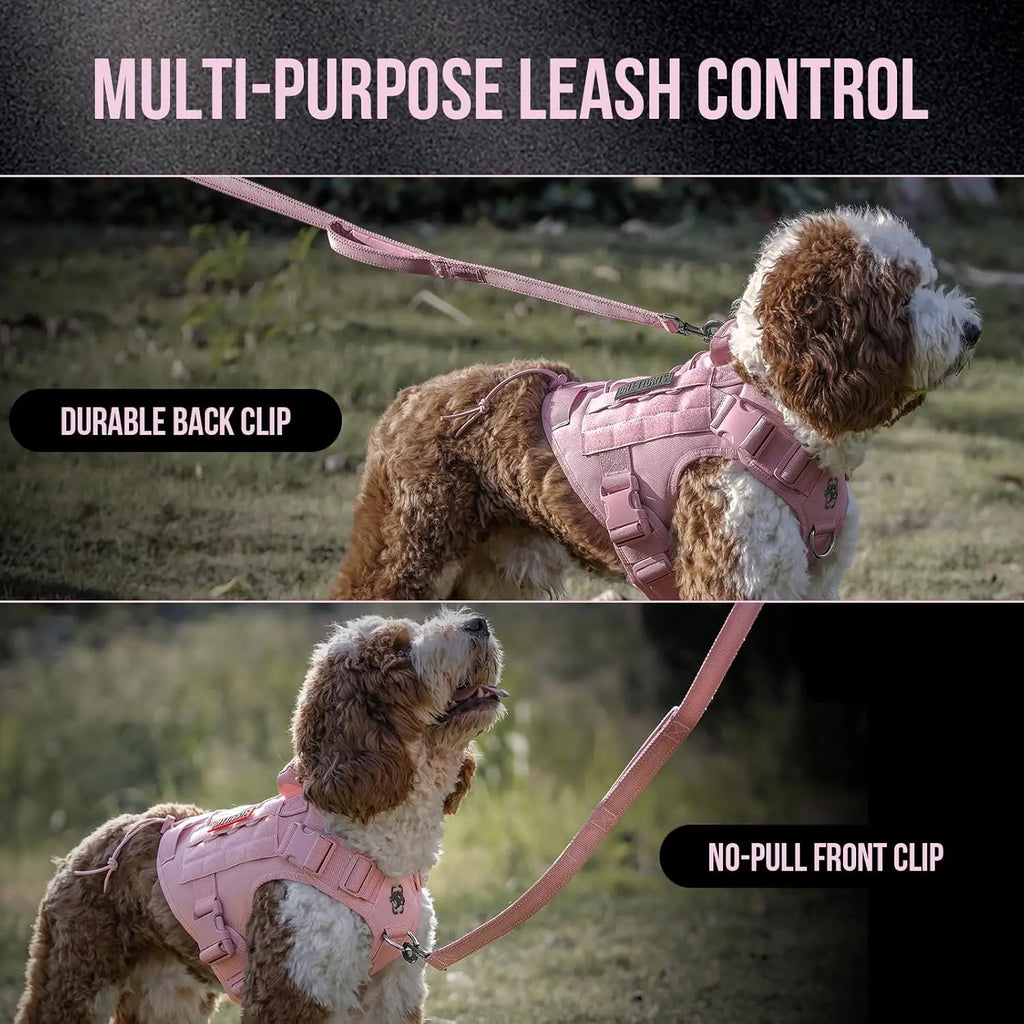 Adjustable No-Pull Dog Harness Vest with Hook & Loop