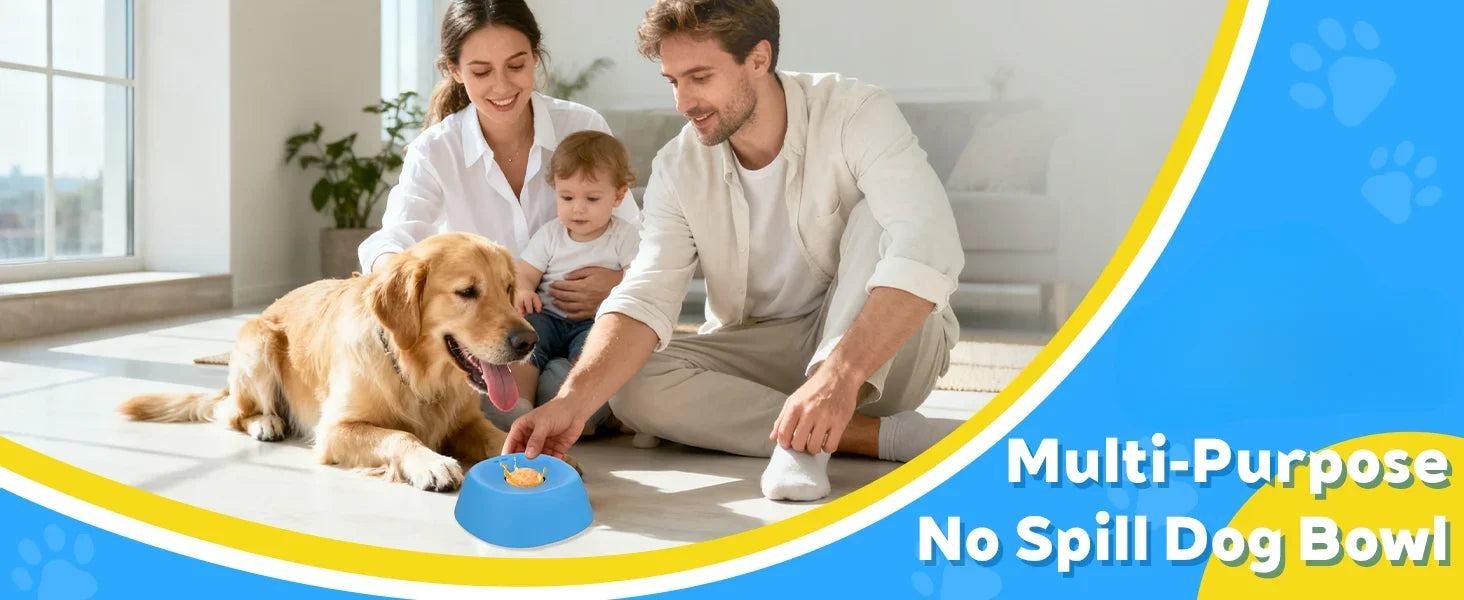 Liquid Slow Dog Bowls  Anti-slip Ball-shaped