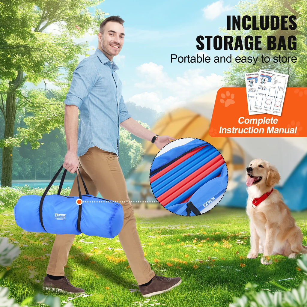Dog Agility Training Equipment 4 PCS/5 PCS/7 PCS Set