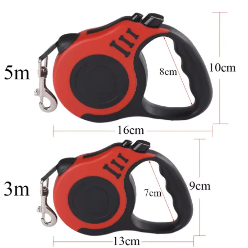 Dog Leash for Small Dogs, Automatic Retractable Durable Nylon Lead
