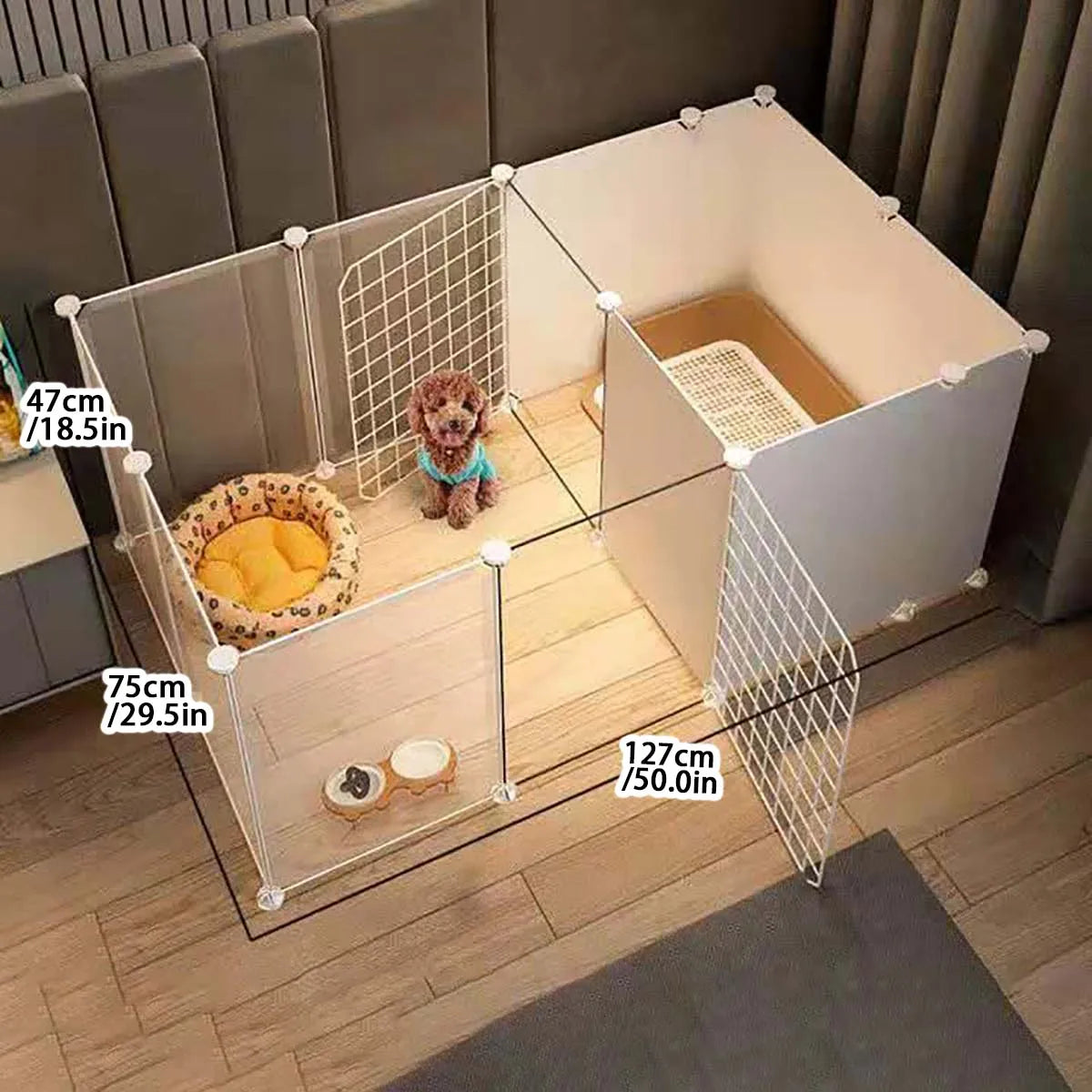 Pet dog enclosure Home House kennel Indoor small dog