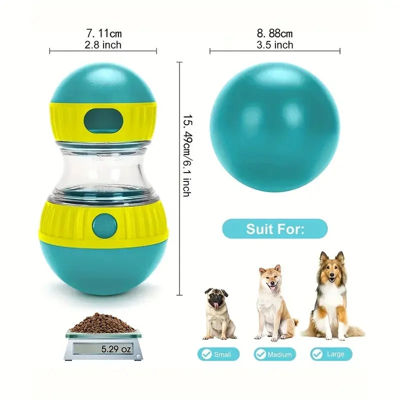 Interactive dog snack dispenser toy, suitable for all types of slow feeders