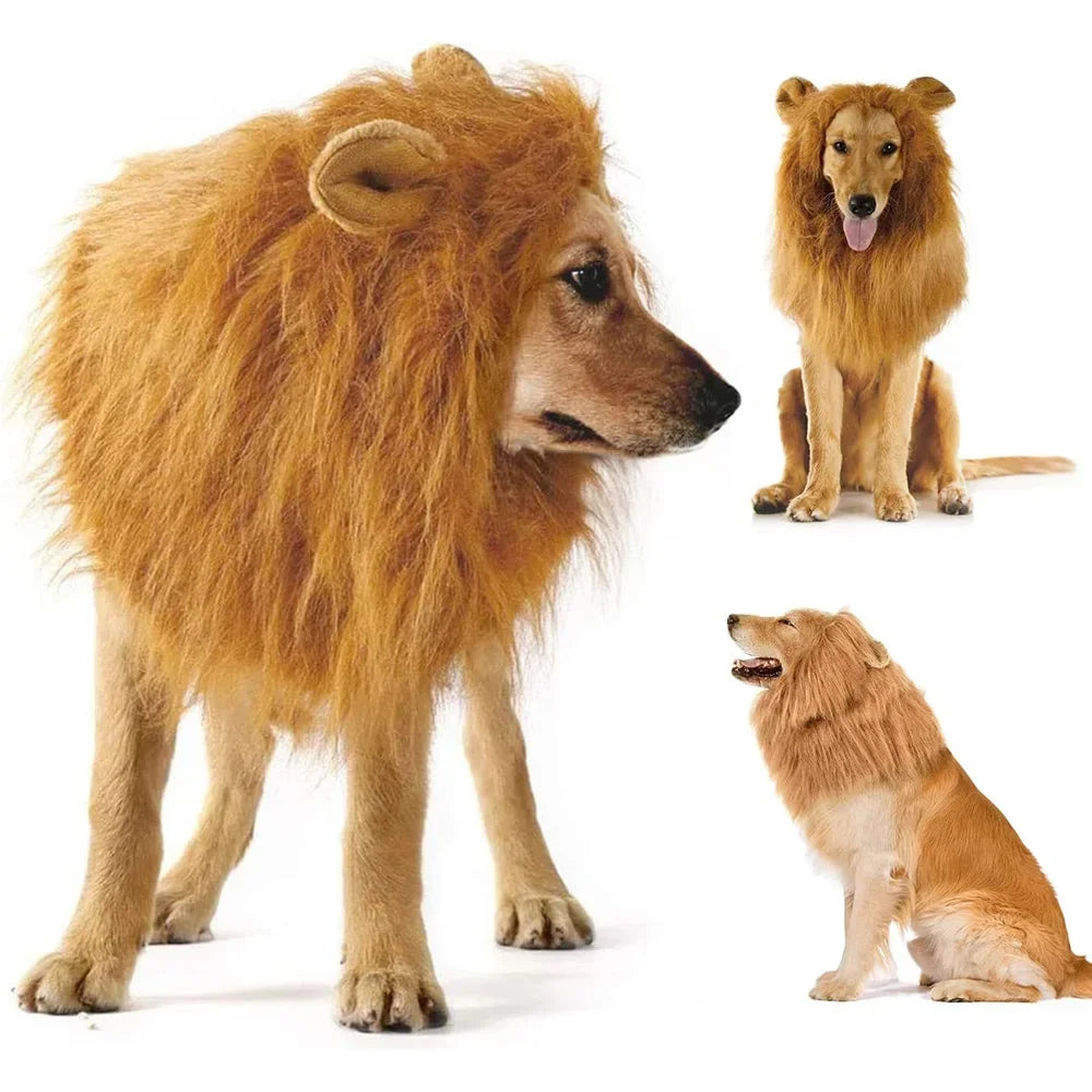 Cute Pet Dog Cosplay Clothes Lion Mane For Dog Costumes