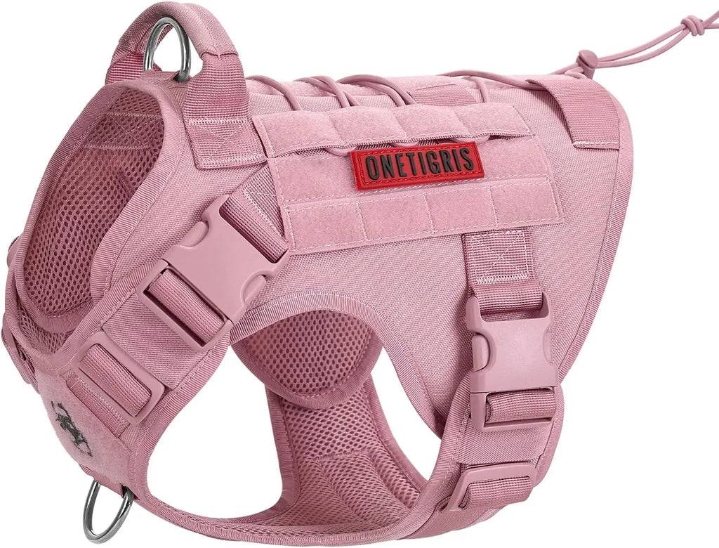 Adjustable No-Pull Dog Harness Vest with Hook & Loop