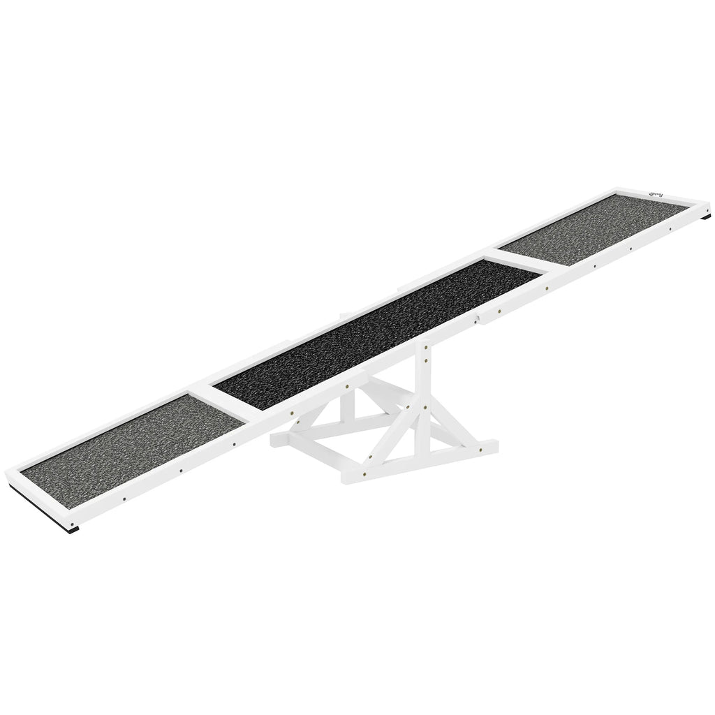 Dog Agility Seesaw Teeter Board for Training Pets Up To 88 Lbs.