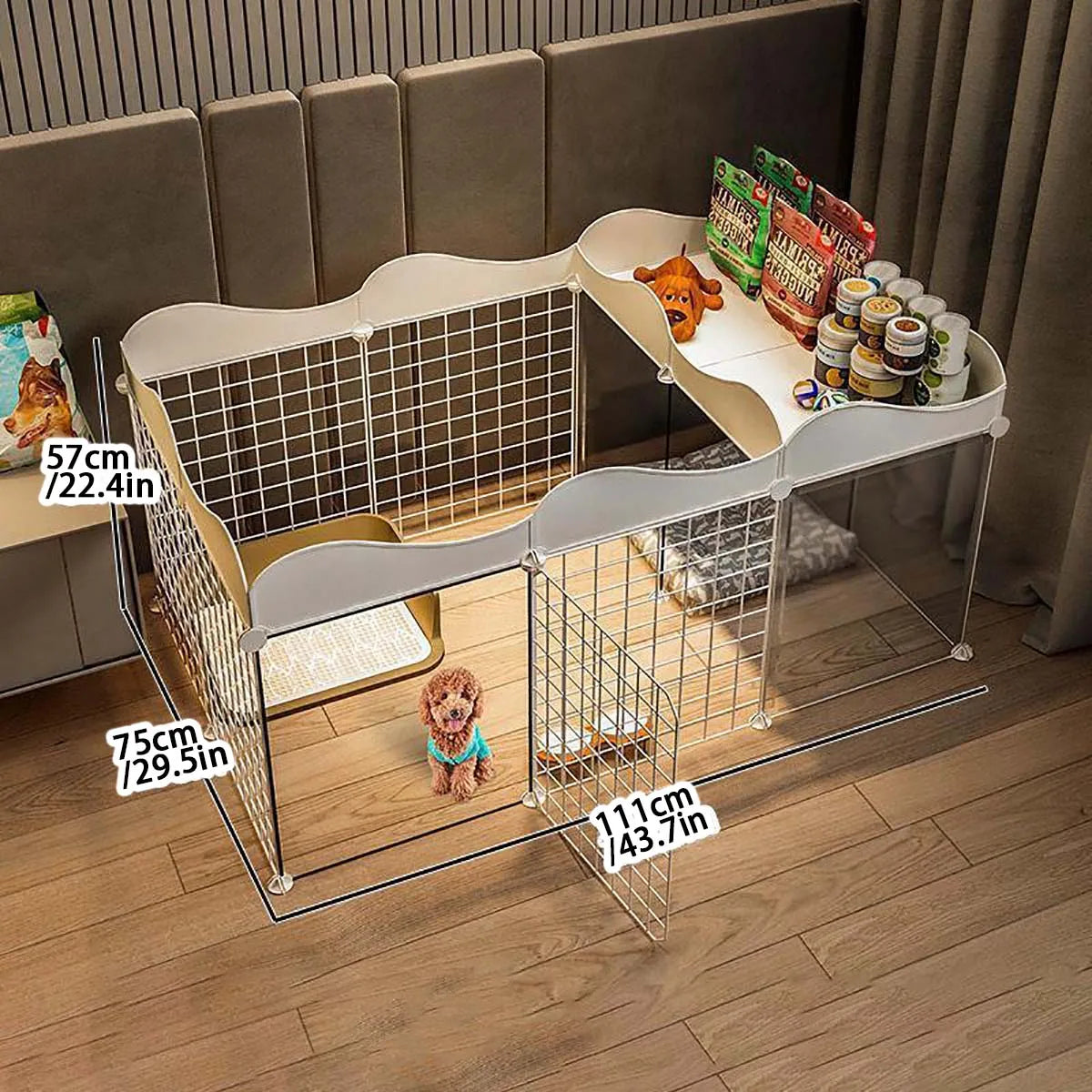 Pet dog enclosure Home House kennel Indoor small dog