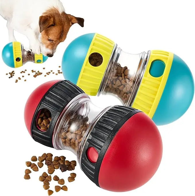 Dog Puzzle Toy Elliptical Track Rolling Increase Intelligence Ball