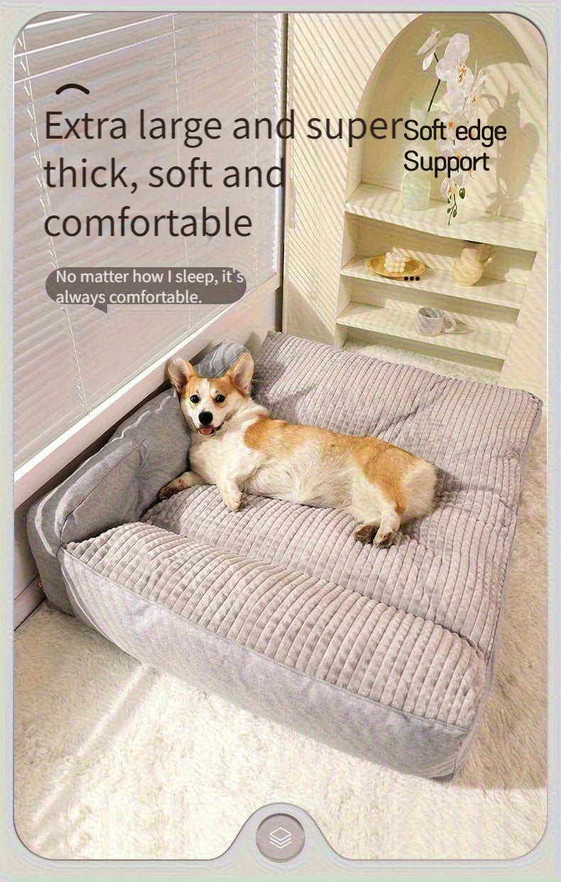 Large Dog Winter Warm Bed Extra Large Deep Sleep