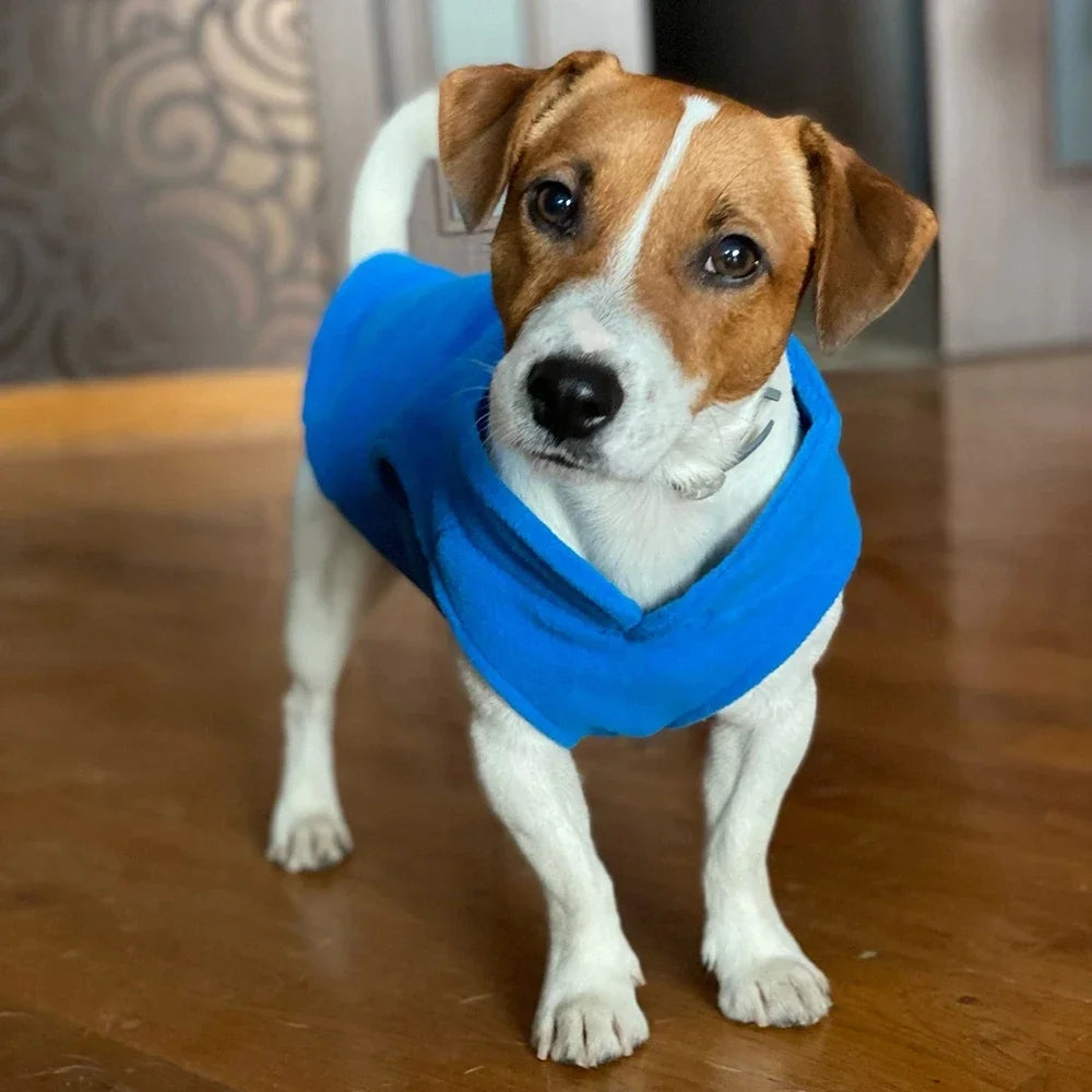 Warm Fleece Dogs Clothes Pet Dog Jacket Vest With D-Ring For Small Dog