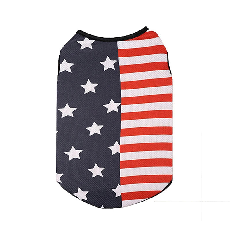 American Flag Patriotic Dog Bandana Scarf Set with Bow Tie