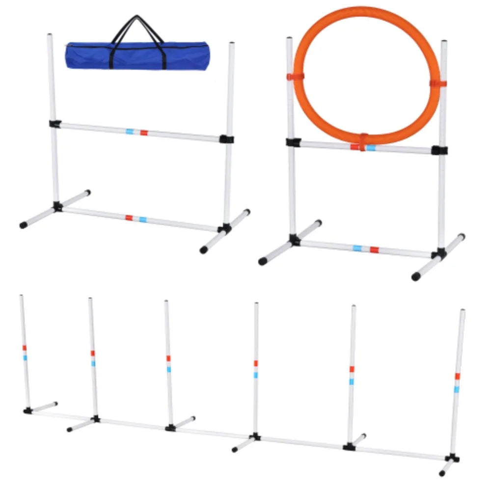 3PC Dog Agility Equipment Set, Obstacle Course.