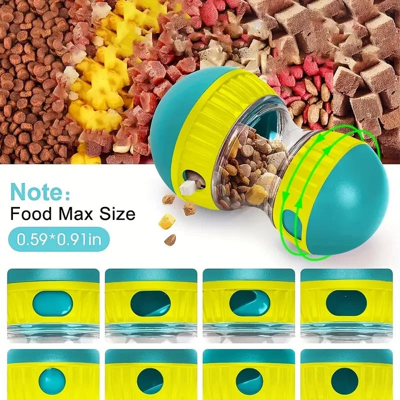 Interactive dog snack dispenser toy, suitable for all types of slow feeders