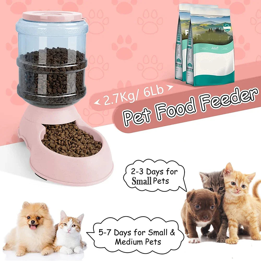 Automatic Water Dispenser Large Capacity Pet Feeder and Waterer